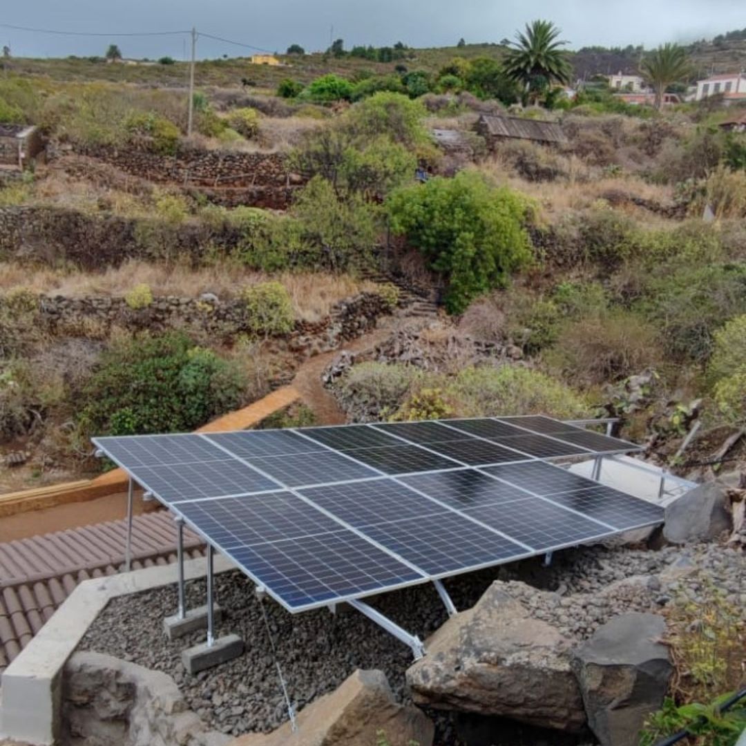 Proyecto de Autoconsumo con placas fotovoltaicas en Garafía, La Palma
