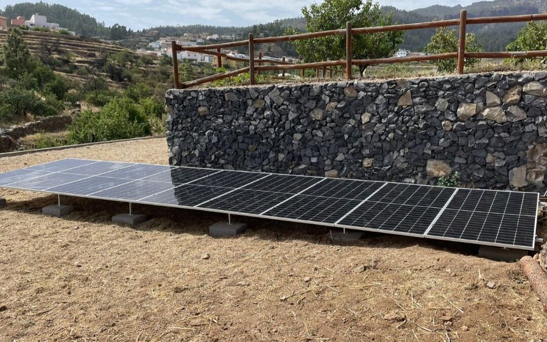 Proyecto de Ahorro Energético para autoconsumo realizado en Vilaflor, Tenerife.