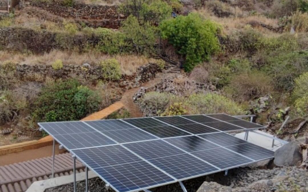 Proyecto de Ahorro Energético para Autoconsumo realizado en el municipio de Garafía, La Palma.