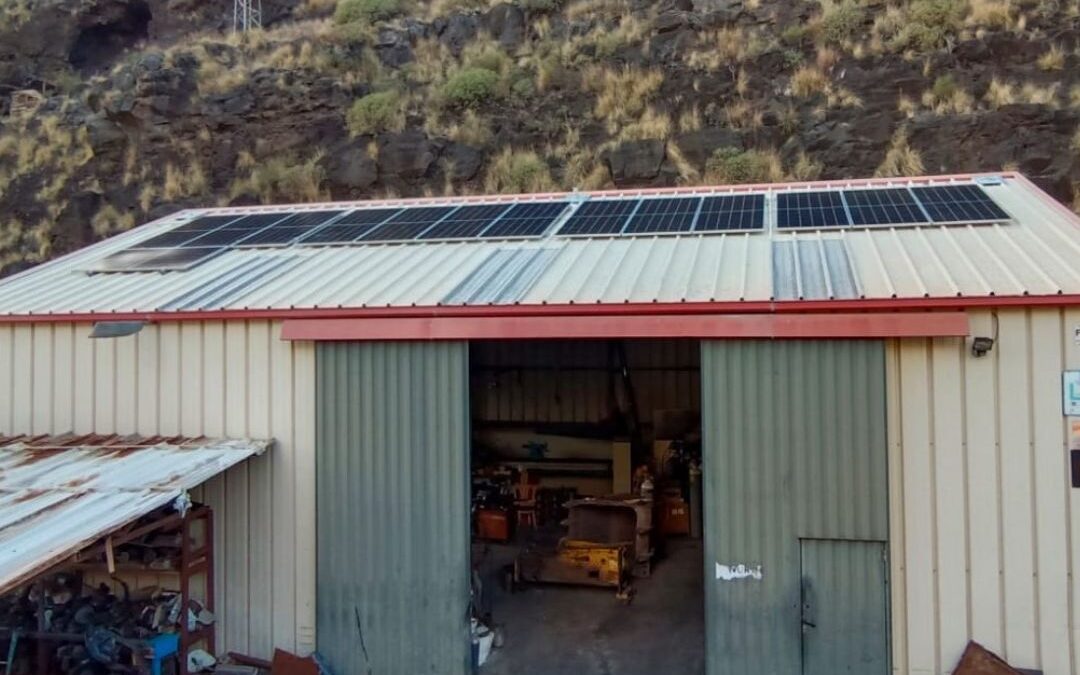 Proyecto de Ahorro Energético para Autoconsumo realizado en Tazacorte (La Palma) para la empresa Roturaciones Amagar S.L.
