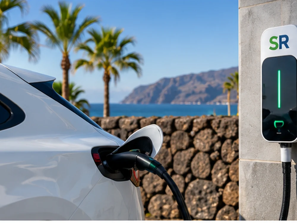 Punto de recarga para vehículos eléctricos